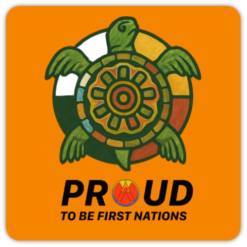 Bumper Sticker - Proud to be First Nations